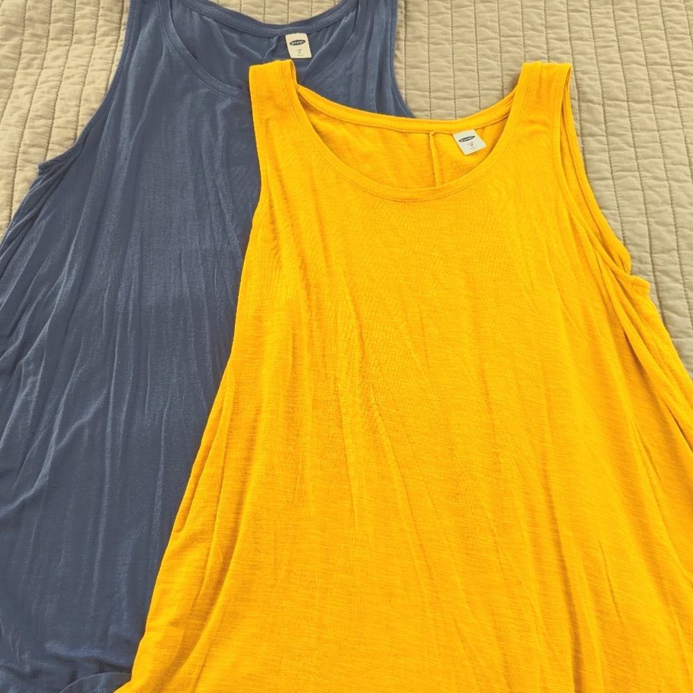2 Old Navy Luxe Tank Tops